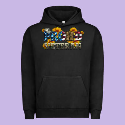 Proud Veteran Boots And Hats Urban Hoodie Designed By Artiststas