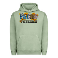 Pigment Oil Green proud veteran boots and hats Urban Hoodie - Artiststas
