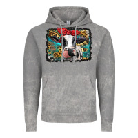Cloud Rock holstein cow with glitter and leopard background Vintage Hoodie - BarkalooDesign