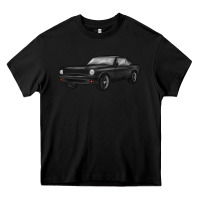 Black classic car Heavy Core Tee - MaliasSmallBusiness