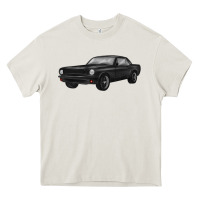 Cream classic car Heavy Core Tee - MaliasSmallBusiness