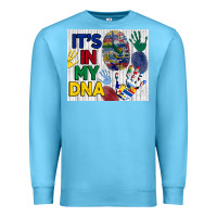 Ocean Blue it's in my dna tumbler Premium Sweatshirt - BundleAndBundleShop