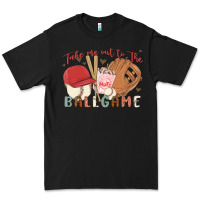 Black take me out to the ballgame Premium Tee - MaliasSmallBusiness