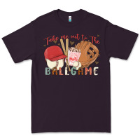 Plum take me out to the ballgame Premium Tee - MaliasSmallBusiness