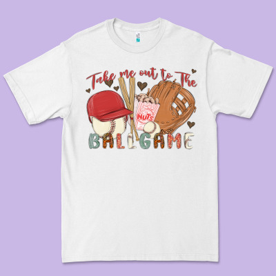 Take Me Out To The Ballgame Premium Tee Designed By Maliassmallbusiness