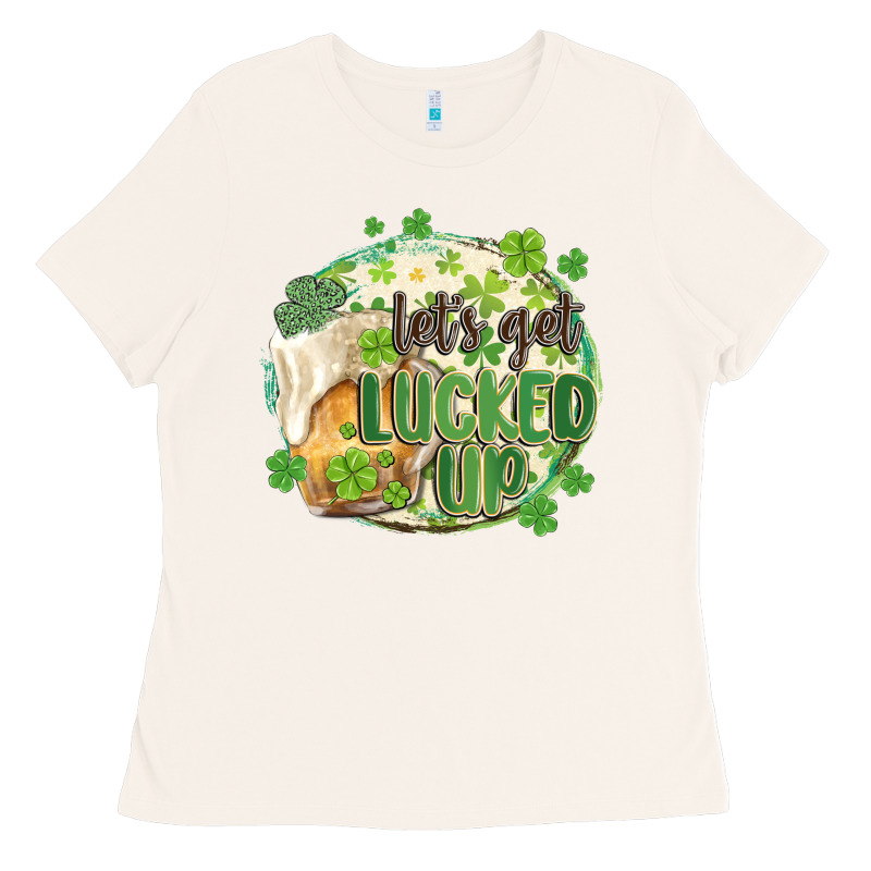 Let's Get Lucked Up Ladies Tee by MaliasSmallBusiness | Teevron