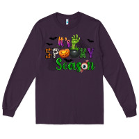 Plum It's Spooky Season Long Sleeve Tee - texasbilliewilder