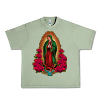 Oil Green Our Lady of Guadalupe Urban Heavy Tee - Bettercallsaul