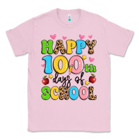 Bubblegum Pink happy 100 th days of school Classic Tee - Artiststas