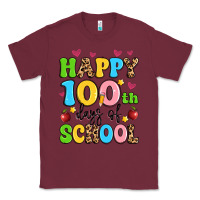 Burgundy happy 100 th days of school Classic Tee - Artiststas