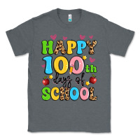Charcoal Heather happy 100 th days of school Classic Tee - Artiststas