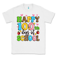White happy 100 th days of school Classic Tee - Artiststas