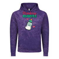 Cloud Purple drinking buddies baby bottle Vintage Hoodie - Jasminsmagicworld