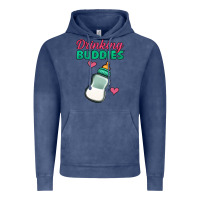 Vintage Denim drinking buddies baby bottle Vintage Hoodie - Jasminsmagicworld