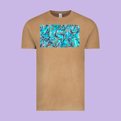 Humpback Whale  Cup Vintage Tee Designed By Barkaloodesign