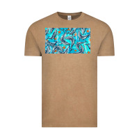 Vintage Coffee humpback whale  cup Vintage Tee - BarkalooDesign
