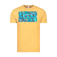 Vintage Mustard humpback whale  cup Vintage Tee - BarkalooDesign