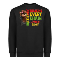 Black juneteenth breaking every chain since 1865 woman f Heavyweight Sweatshirt - CowGirlArtShop