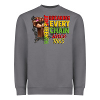 Storm juneteenth breaking every chain since 1865 woman f Heavyweight Sweatshirt - CowGirlArtShop