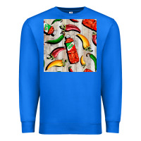 True Royal mexican chili and pepper seamless pattern Premium Sweatshirt - BundleAndBundleShop