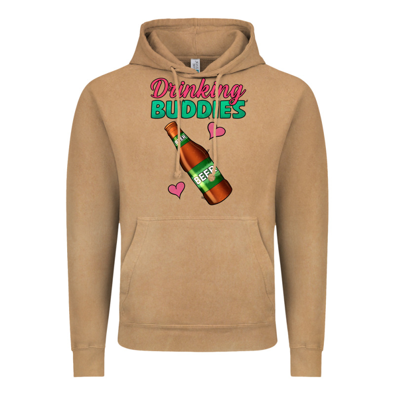 Drinking Buddies Beer Bottle Vintage Hoodie by Jasminsmagicworld | Teevron