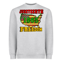 Heather Grey juneteenth 1865 freedom Heavyweight Sweatshirt - CowGirlArtShop