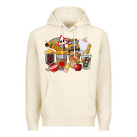 Tofu School Bus Coffee Cups Premium Hoodie - FaDigitalArtStudio