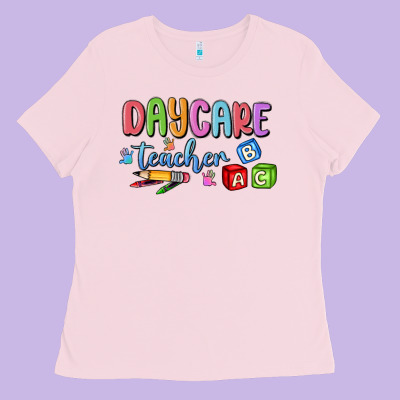 Daycare Teacher Ladies Tee Designed By Maliassmallbusiness