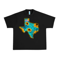 Black Sunflower Turquoise Texas Urban Heavy Tee - Bettercallsaul