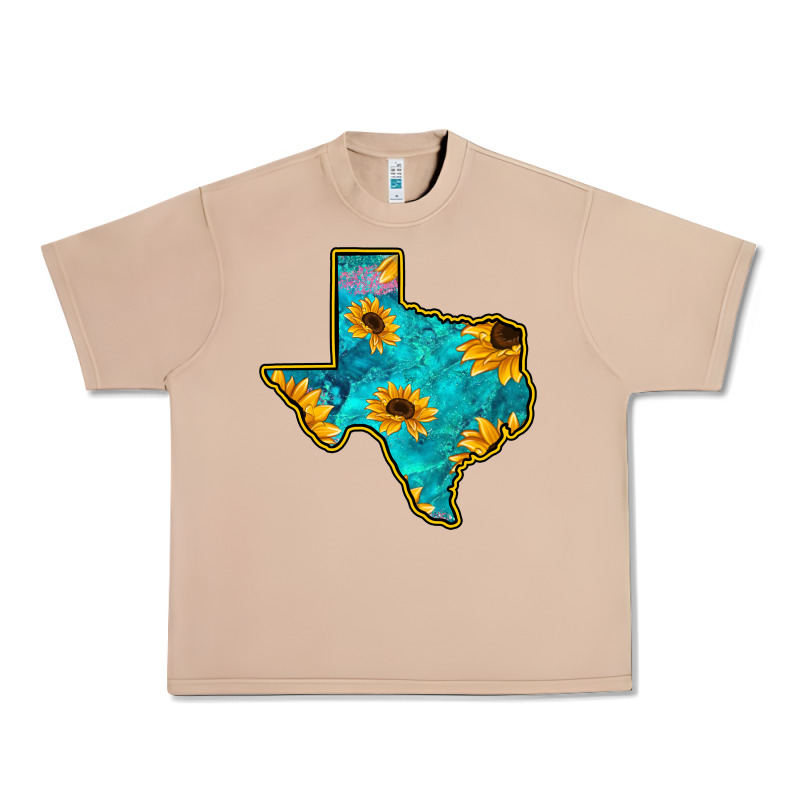 Sunflower Turquoise Texas Urban Heavy Tee by Bettercallsaul | Teevron