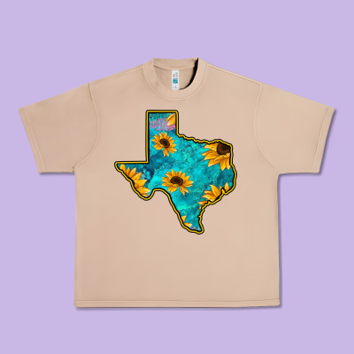 Sunflower Turquoise Texas Urban Heavy Tee Designed By Bettercallsaul
