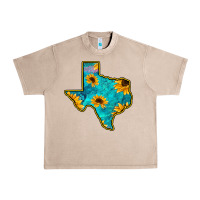 French Oak Sunflower Turquoise Texas Urban Heavy Tee - Bettercallsaul