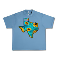 Pebble Blue Sunflower Turquoise Texas Urban Heavy Tee - Bettercallsaul