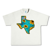 Pistachio Sunflower Turquoise Texas Urban Heavy Tee - Bettercallsaul