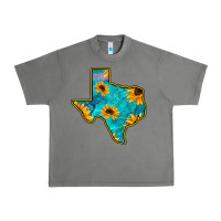 Tornado Sunflower Turquoise Texas Urban Heavy Tee - Bettercallsaul