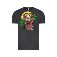 Vintage Black camel with oasis Vintage Tee - BarkalooDesign