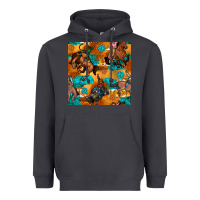 Smoke cowboy rodeo seamless pattern Heavyweight Hoodie - BundleAndBundleShop