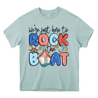 Arona were just here to rock the boat Heavy Core Tee - MaliasSmallBusiness