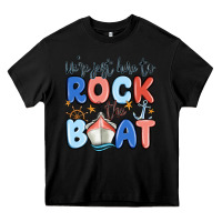 Black were just here to rock the boat Heavy Core Tee - MaliasSmallBusiness