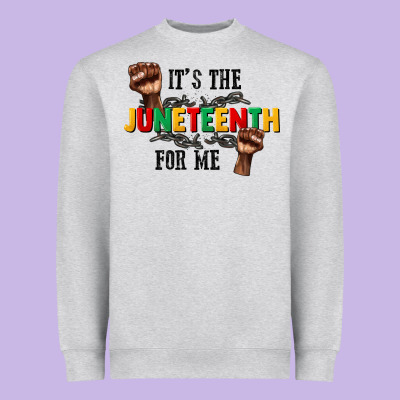 Its The Juneteenth For Me Heavyweight Sweatshirt Designed By Cowgirlartshop