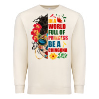 Sandshell in a world full of princess be a chingona Premium Sweatshirt - BundleAndBundleShop