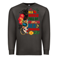 Smoke in a world full of princess be a chingona Premium Sweatshirt - BundleAndBundleShop