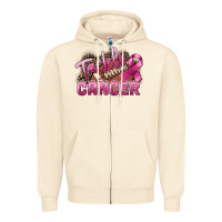 Sandshell Tackle cancer Football Zipper Hoodie - FaDigitalArtStudio