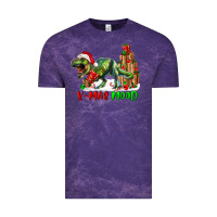 Cloud Purple T- Rex X-Mas Mood Vintage Tee - RanaPortraitStore