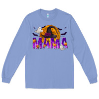 Colony Blue Halloween Mama Long Sleeve Tee - texasbilliewilder