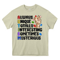 Mossy always unique autism Heavy Core Tee - MaliasSmallBusiness