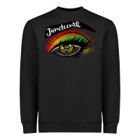 Black juneteenth eyelash cowgirl Heavyweight Sweatshirt - CowGirlArtShop