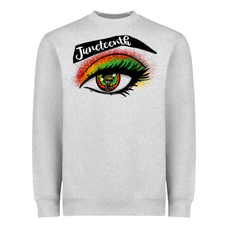 Juneteenth Eyelash Cowgirl Heavyweight Sweatshirt by CowGirlArtShop | Teevron