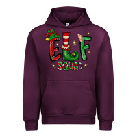 Mauve Wine Elf Squad Urban Hoodie - CowhideDigitalArt