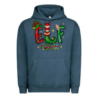 Pigment Midnight Navy Elf Squad Urban Hoodie - CowhideDigitalArt